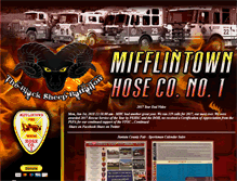 Tablet Screenshot of mifflintownhose.com